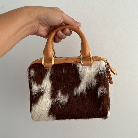 RARE FIND!! MINI BROTHER VELLIES LEATHER AND PONYHAIR BAG! - Picture 4 of 12